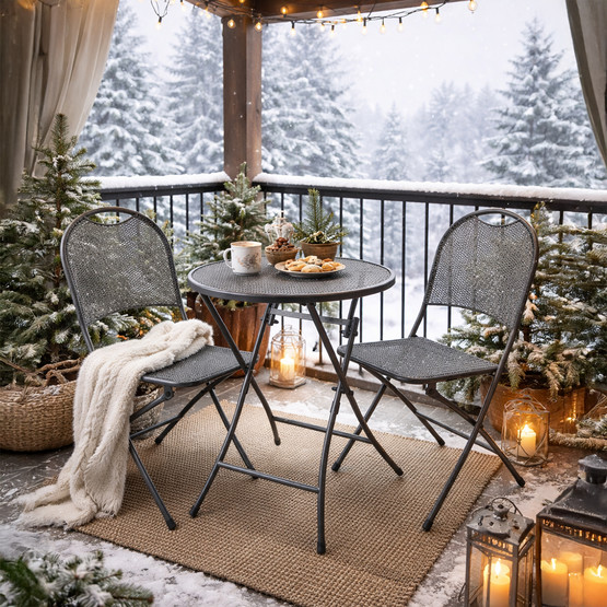 Sunfun Folding Bistro Masa ve Sandalye Seti 