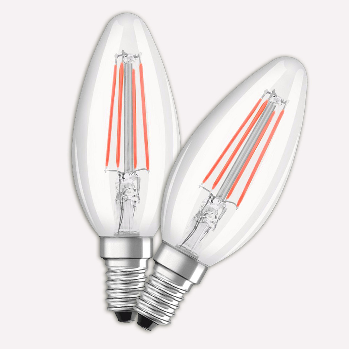    Osram 40 W Sıcak Beyaz Mum E14 Duy 2'li Led Ampul   