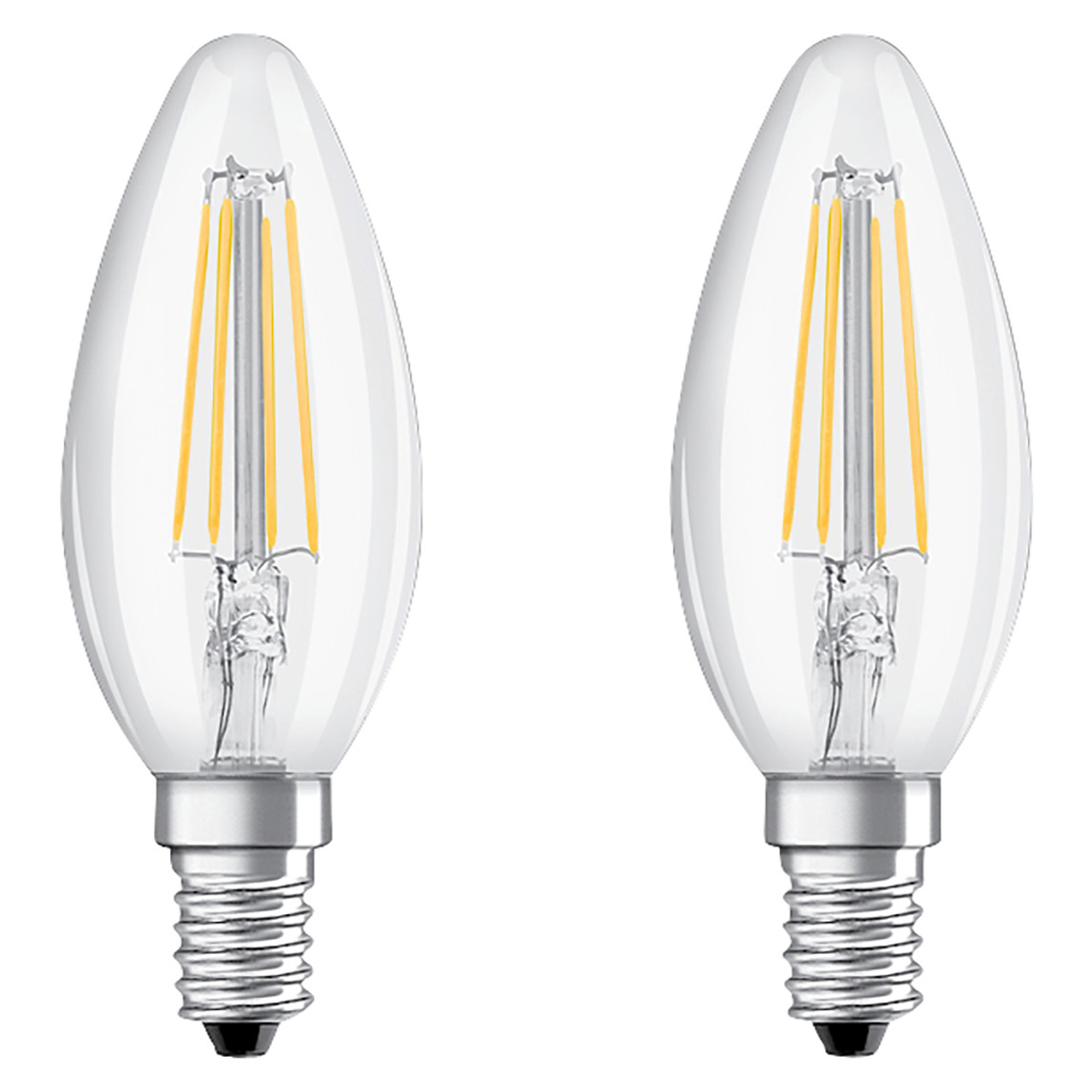    Osram 40 W Sıcak Beyaz Mum E14 Duy 2'li Led Ampul   