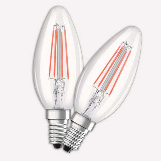 Osram 40 W Sıcak Beyaz Mum E14 Duy 2'li Led Ampul  