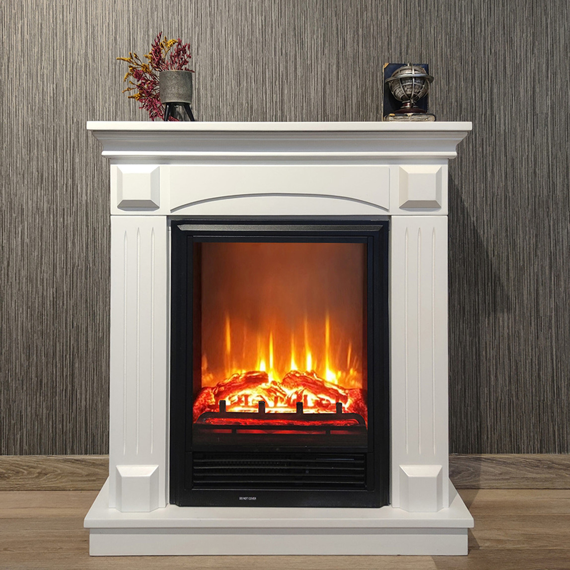    Dlc Santorini 1600W Dekoratif Şömine Beyaz  