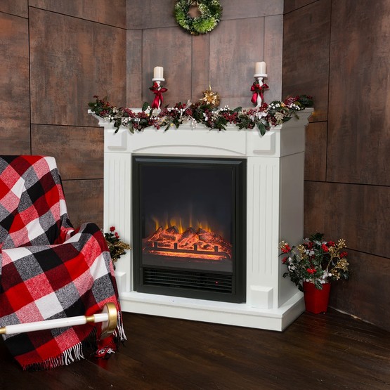 Dlc Santorini 1600W Dekoratif Şömine Beyaz 