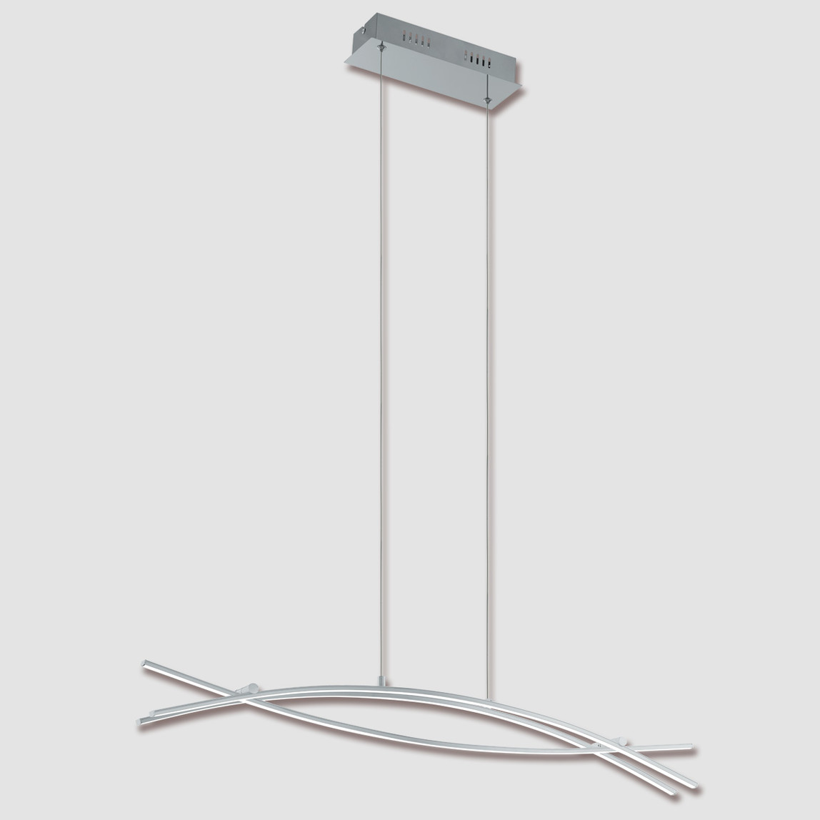    Eglo Nevado Alüminyum Kelebek Tekli Modern Ledli Sarkıt Gümüş   