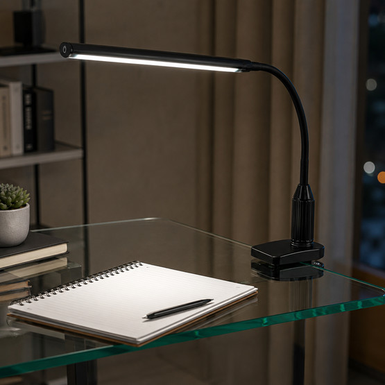 Eglo Laroa Masa Lambası Siyah Mandallı 4,5W Led  