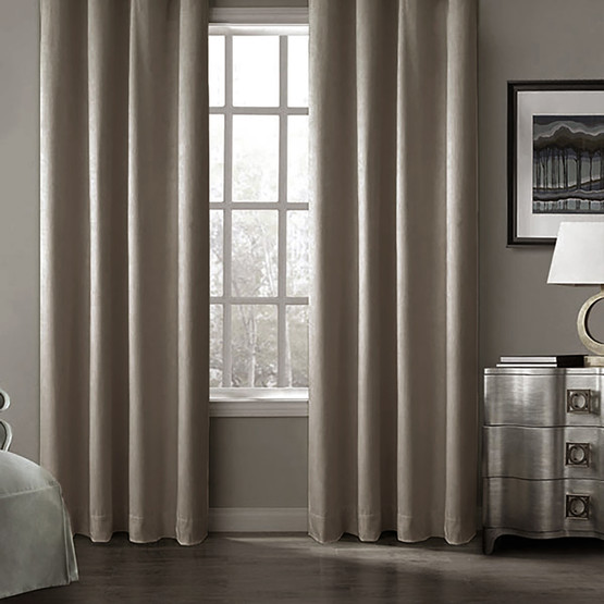 Premier Home Sedef Süet Fon Perde Bej 170x270cm 