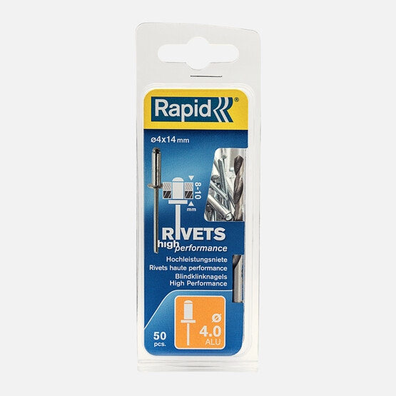 Rapid Perçin 4X14 mm Alu Matkap Ucu 50 Adet  