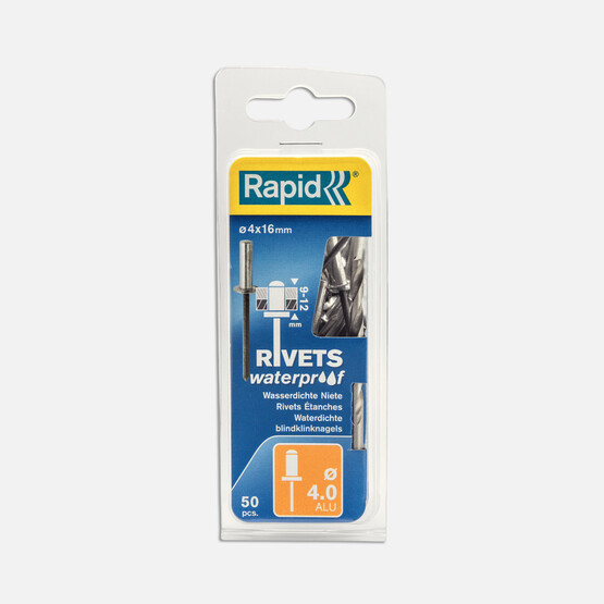 Rapid Perçin 4X16 mm Su Geçirmez Matkap Ucu 50 Adet  