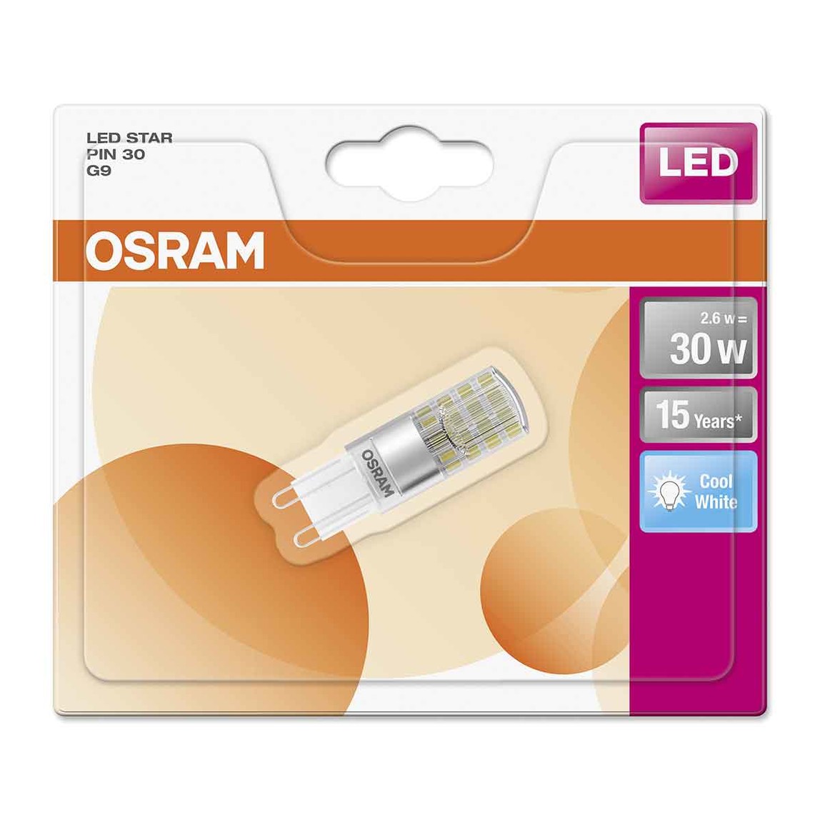    Osram CL30 2.6 W Beyaz Led G9 Duy Led Ampul   