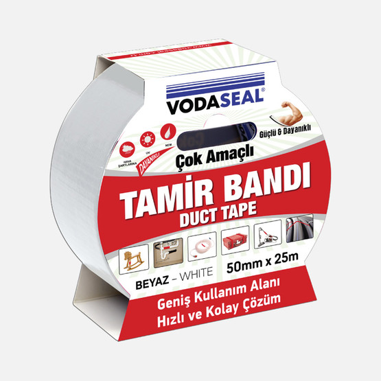 Vodaseal Duck Tape Tamir Bandı Beyaz 50MMX25M
