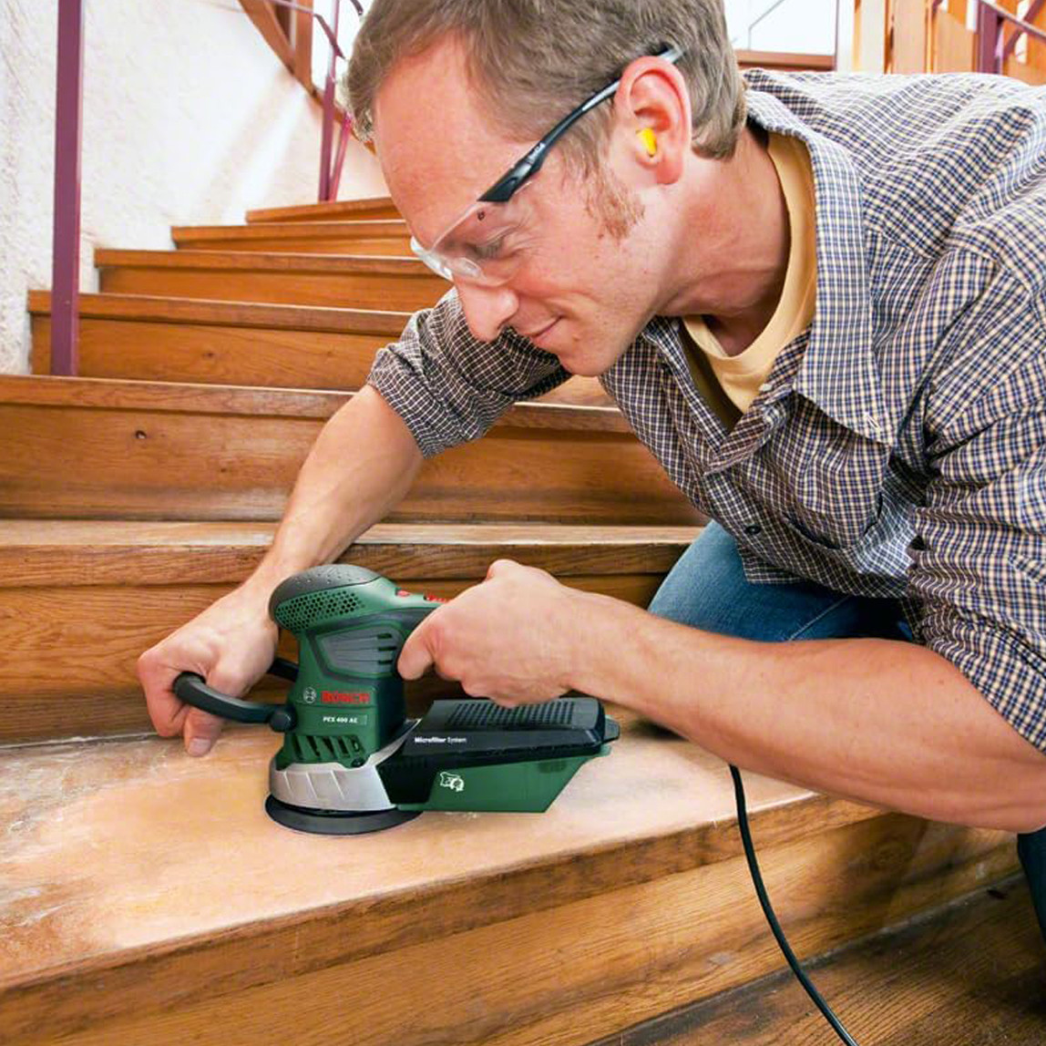    Bosch PEx400AE Compact Eksantrik Zımpara 