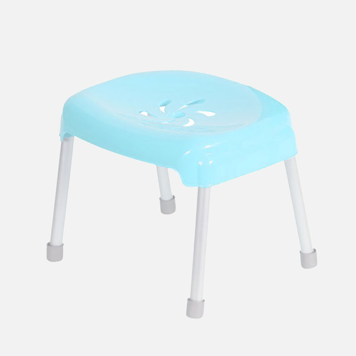    Saban Metal Ayaklı Kısa Tabure Mavi  