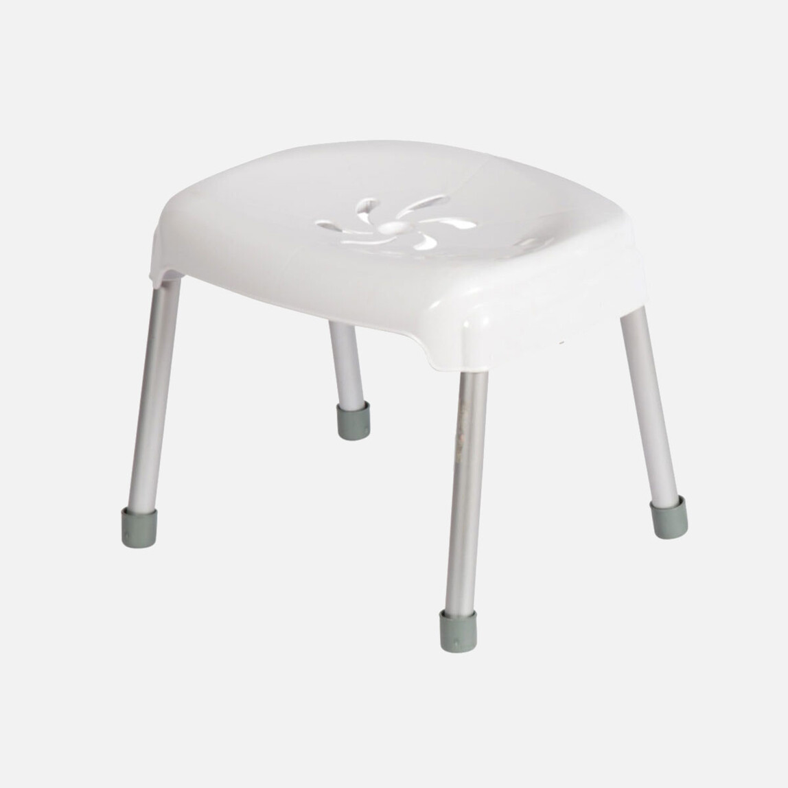    Saban Metal Ayaklı Tabure Kısa Beyaz  