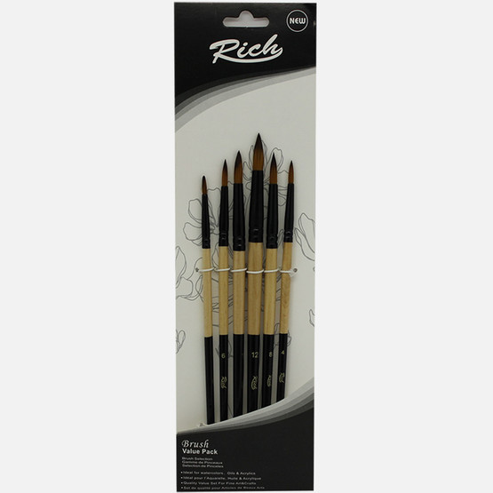 Rich Yeni Seri Detay Fırça seti 6' lı 