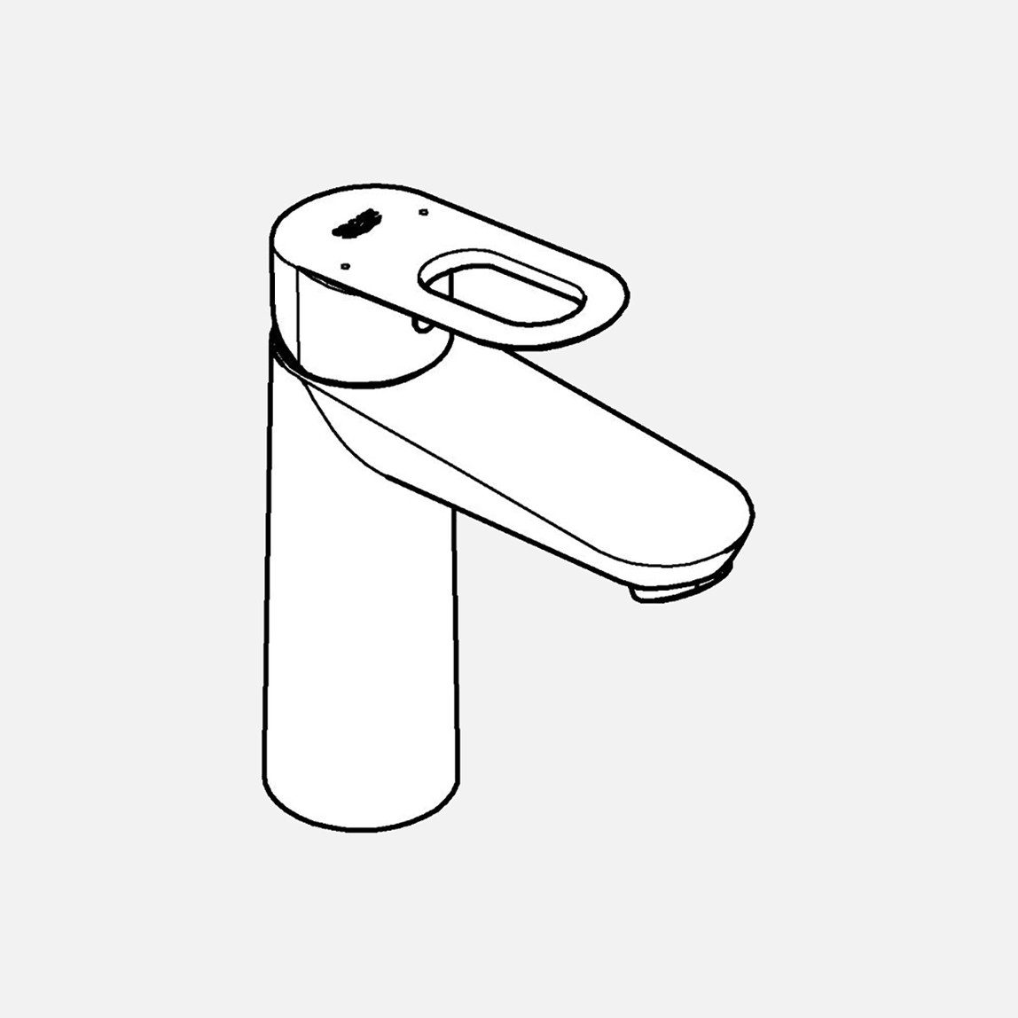    Grohe Start Loop Orta Boy Lavabo Bataryası   