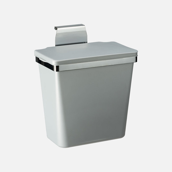 Pelikan Metal Askılı  Plastik Çöp Kovası Metal Gri 11L