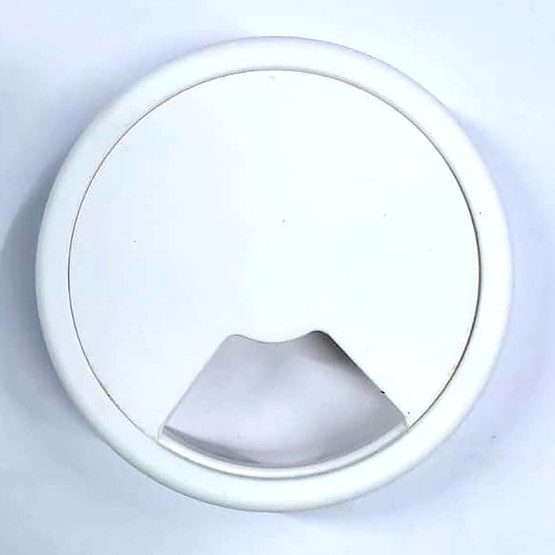 Adilon Kablo Çıkış Plastiği 8cm Beyaz  