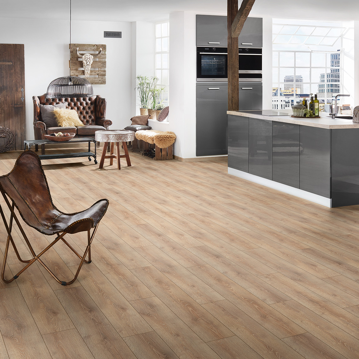    Euro Home Yenice Meşe Laminat Parke 1285x192x8 mm 