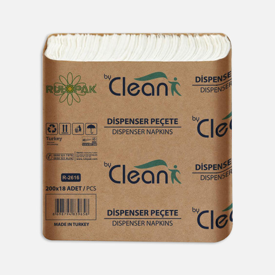 Rulopak Dispenser Peçete 200 Yaprak  