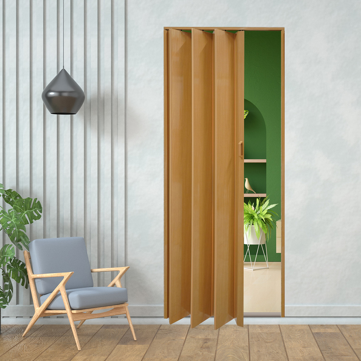    Lorin Akordiyon Kapı Kayın  