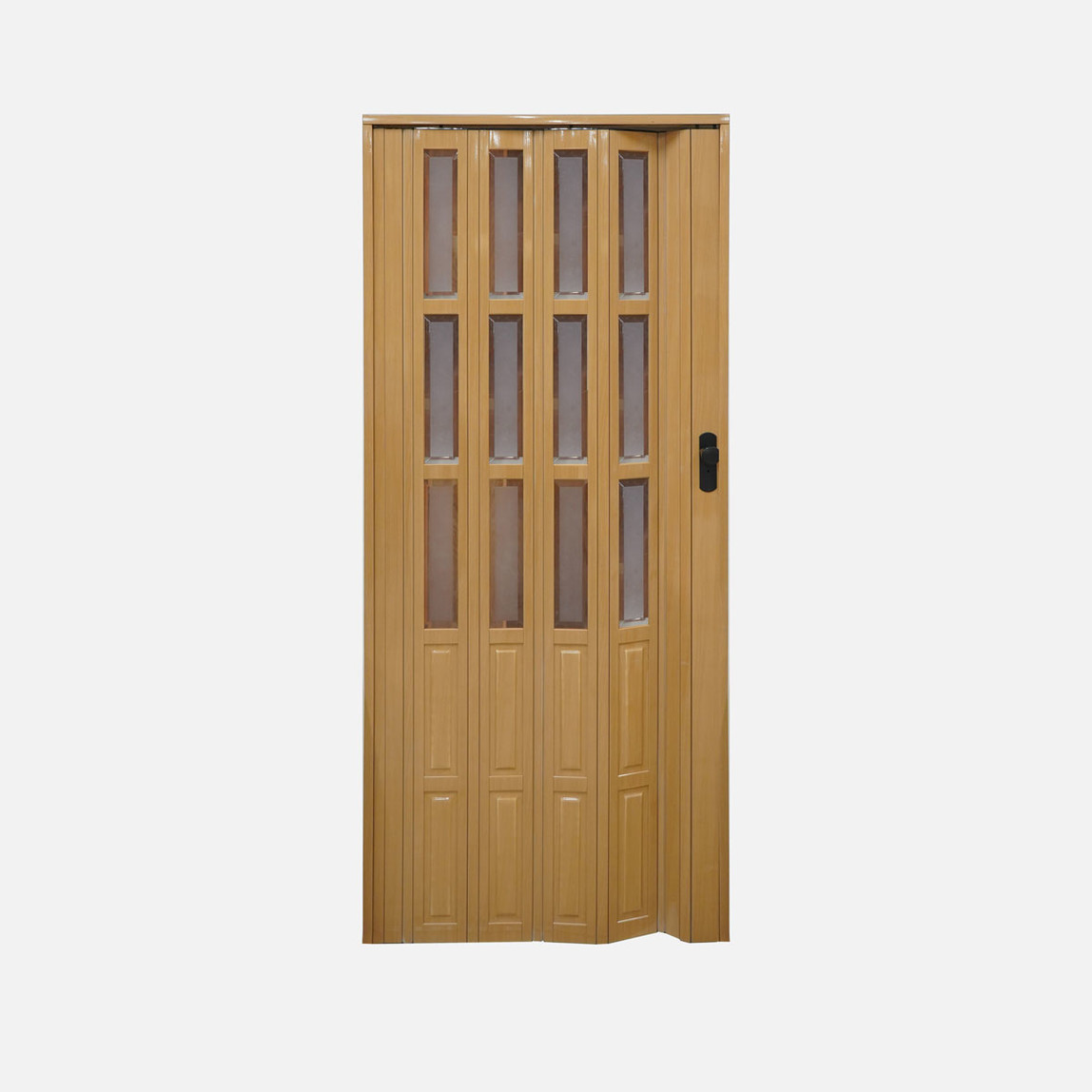    LORIN Camlı Akordiyon Kapı Kayın  