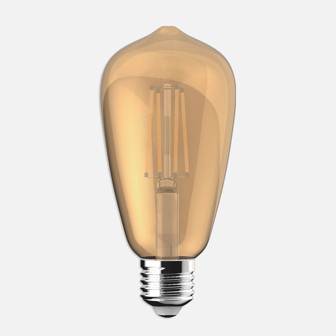    Ecolite Gold Filament ST64 6 W Sarı Klasik E27 Duy Led Ampul   