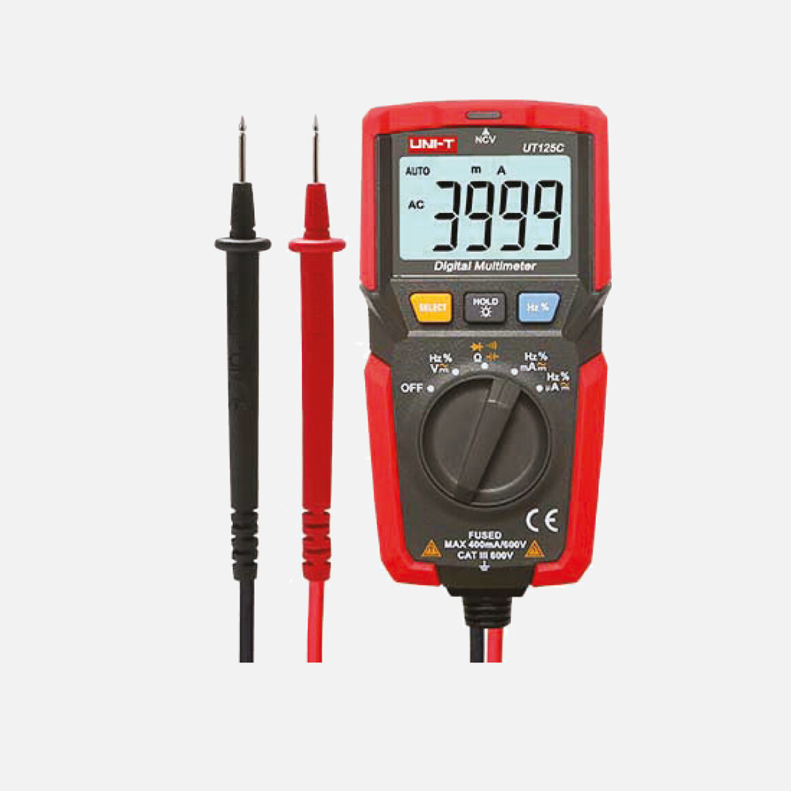    Mastech Unı-T SHEUT125C Cep Tipi Dijital Multimeter  