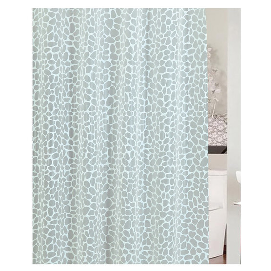 Primanova Stone Banyo Perdesi Peva 180x200 cm 