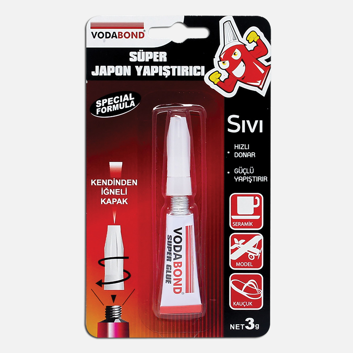    3 gr Süper Japon Yapıştırıcı 