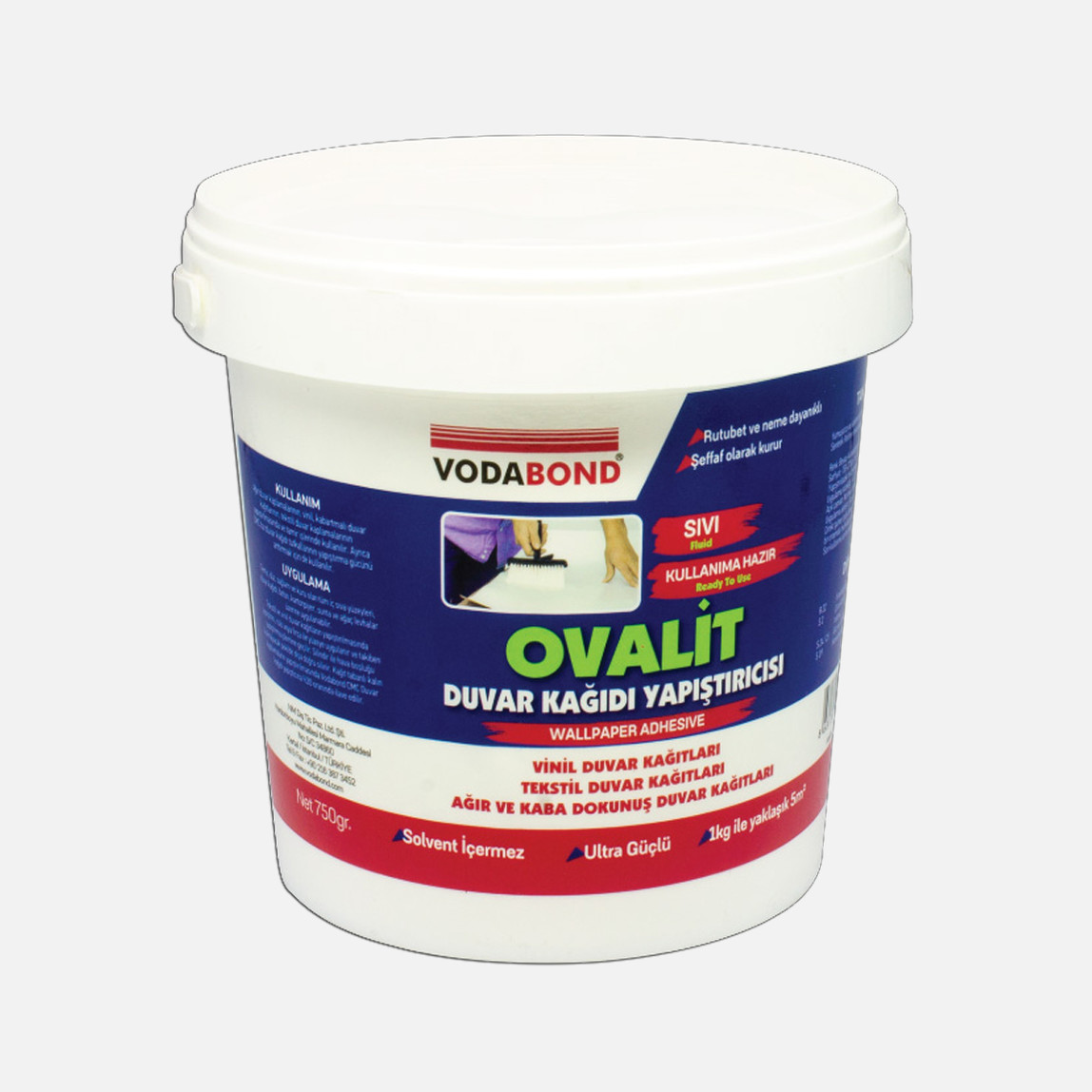    750 gr Kullanıma Hazır Duvar Kağıdı Yapıştırıcı 