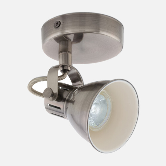 Eglo Seras 3.3 W Ledli Yuvarlak Sıvaüstü Spot 1 Adet Gümüş 
