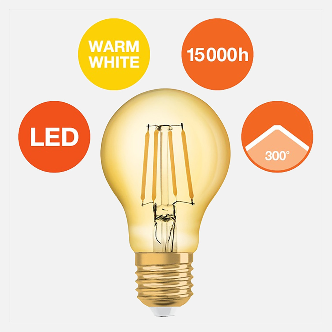    Osram Cla55 7 W Sarı Stick E27 Duy Led Ampul   