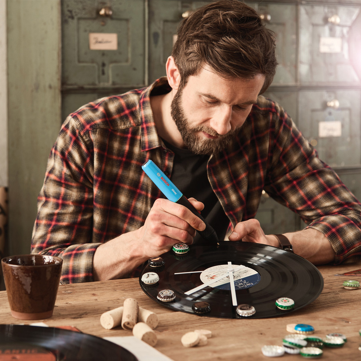    Bosch Gluey Akülü Tutkal Kalemi Beyaz  