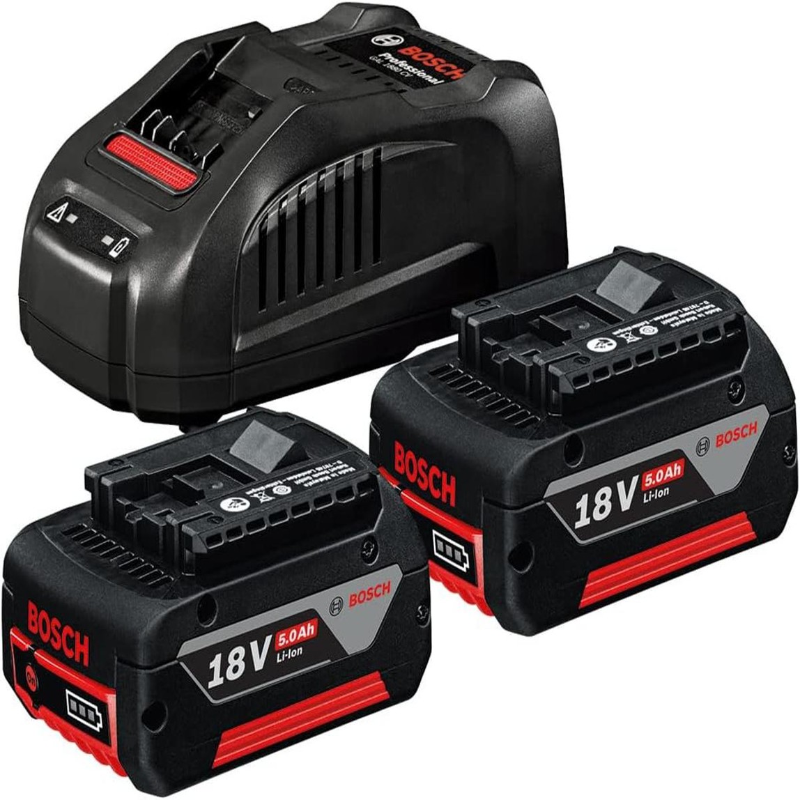    Bosch Profesyonel GAL1880 CV 18V 2x5,0 Ah. Akü ve Şarj Cihazı Seti 