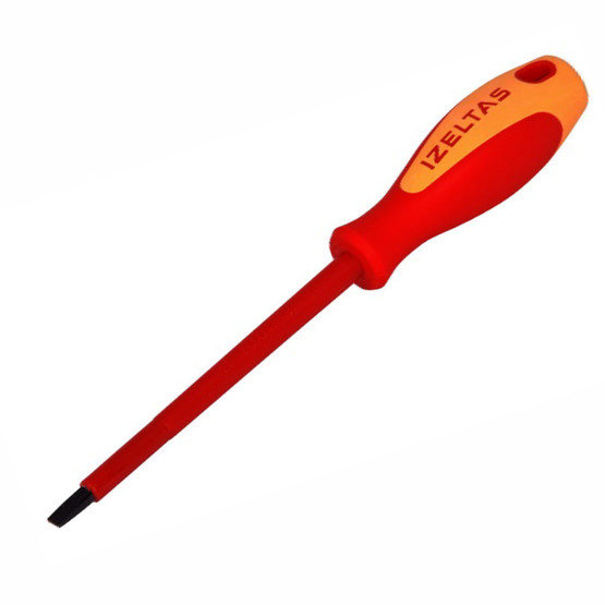 İzeltaş İzoleli Düz Tornavida-1000V 2,5X75     