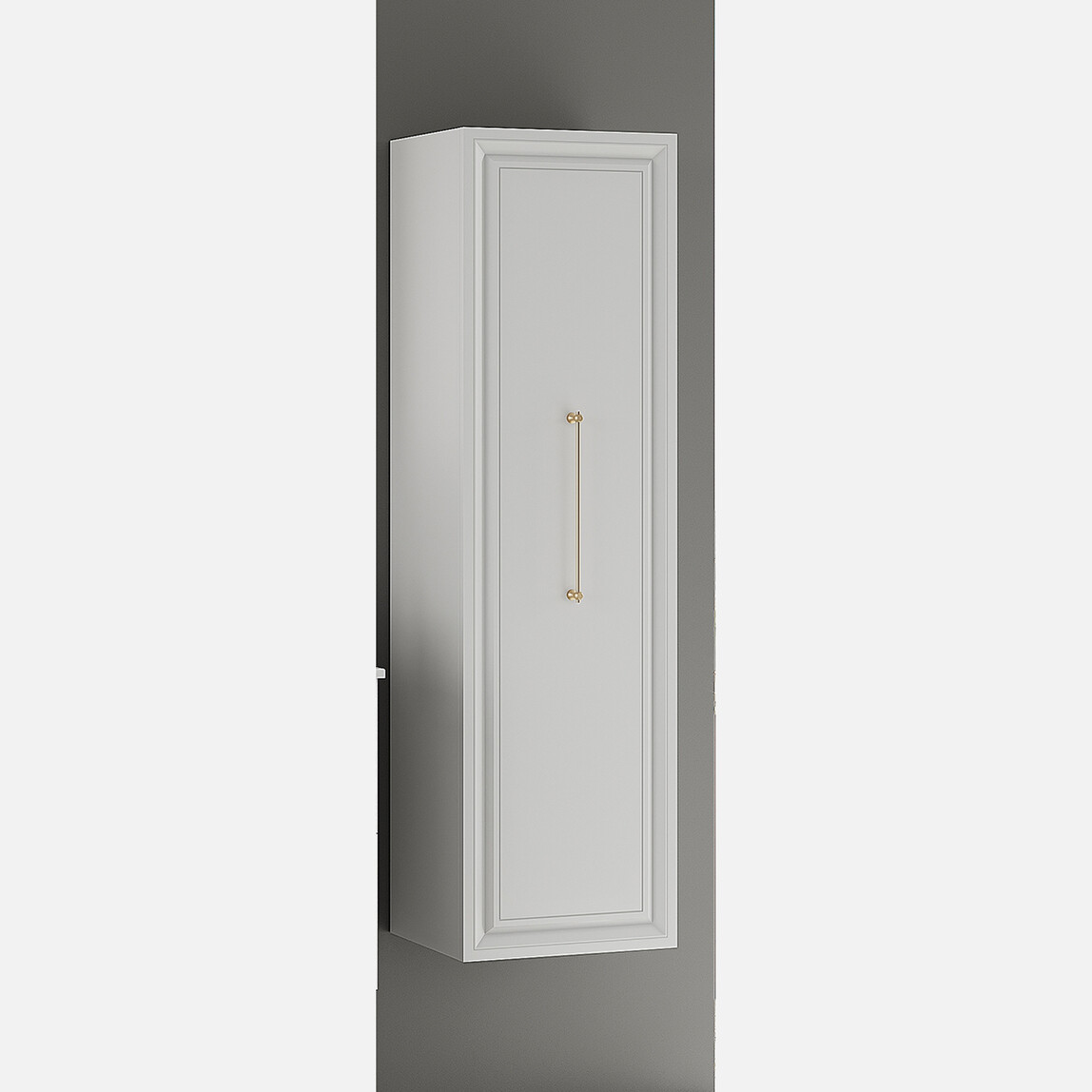    Polka Rea 40 cm Banyo Boy Dolabı Beyaz 