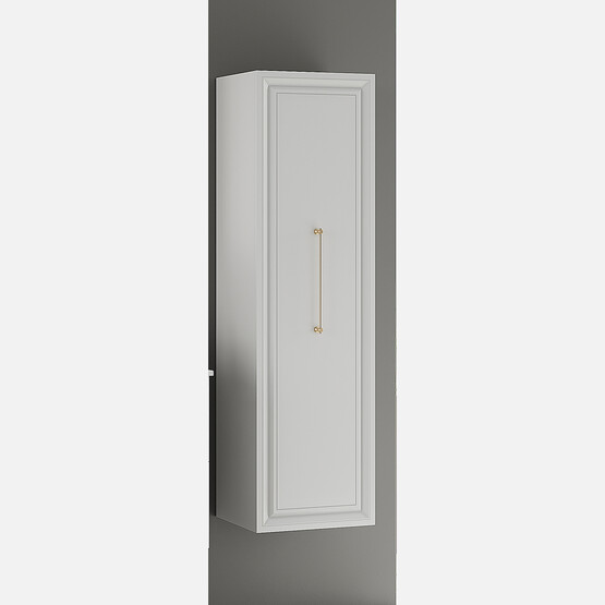 Polka Rea 40 cm Banyo Boy Dolabı Beyaz