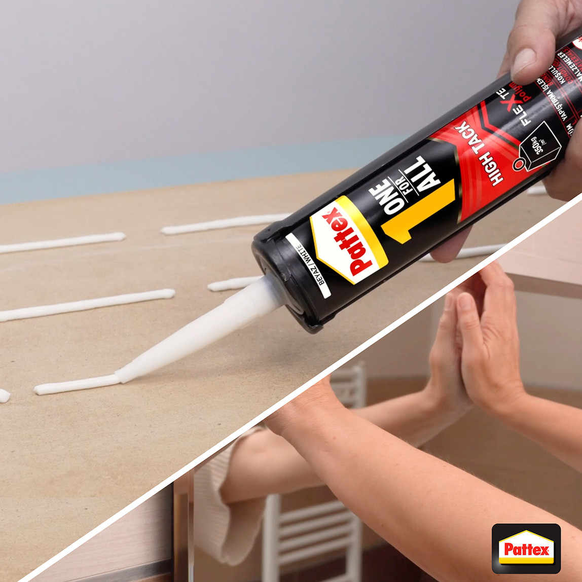    Pattex One For All-High Tack Montaj Yapıştırıcısı 460 Gr/280 Ml  