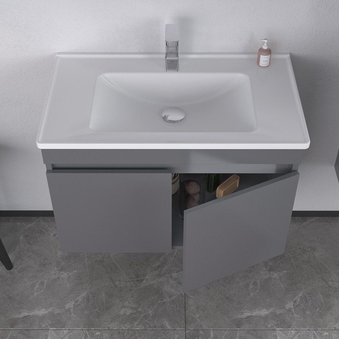    Bonitobagno Capri 80 cm Banyo Dolabı Alt Modül Beyaz 