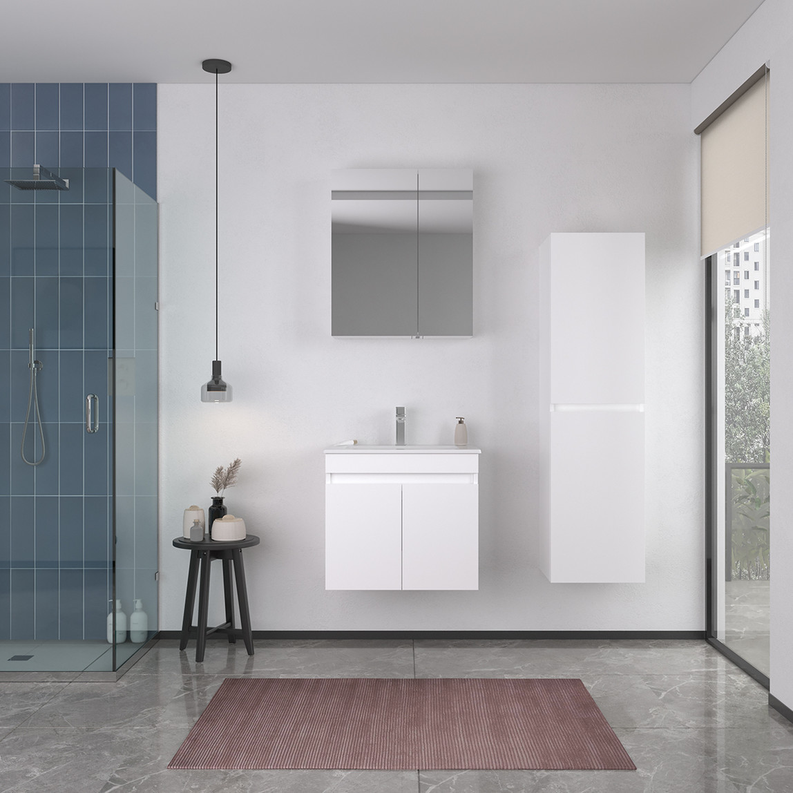    Bonitobagno Capri 40 cm Banyo Boy Dolabı Beyaz 