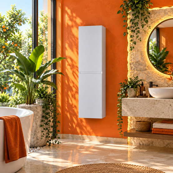 Bonitobagno Capri 40 cm Banyo Boy Dolabı Beyaz