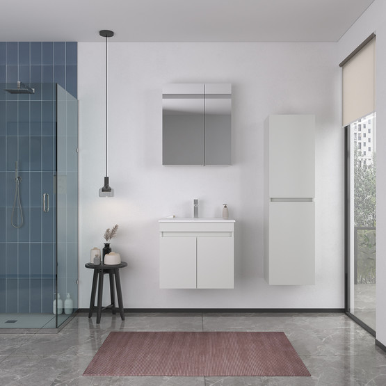 Bonitobagno Capri 40 cm Banyo Boy Dolabı Beyaz