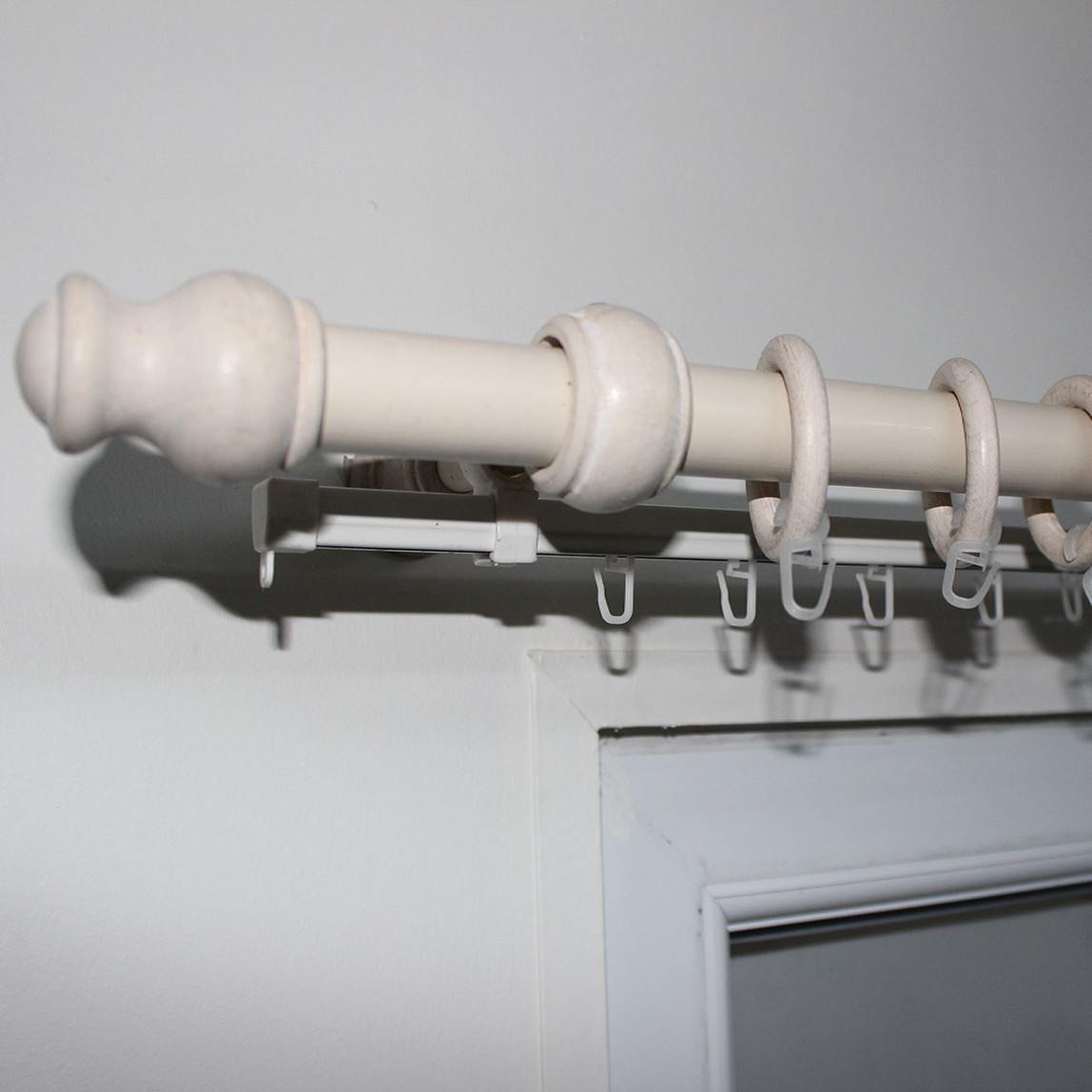    Linadora Ahşap Rustik 28 mm 160 cm Beyaz   