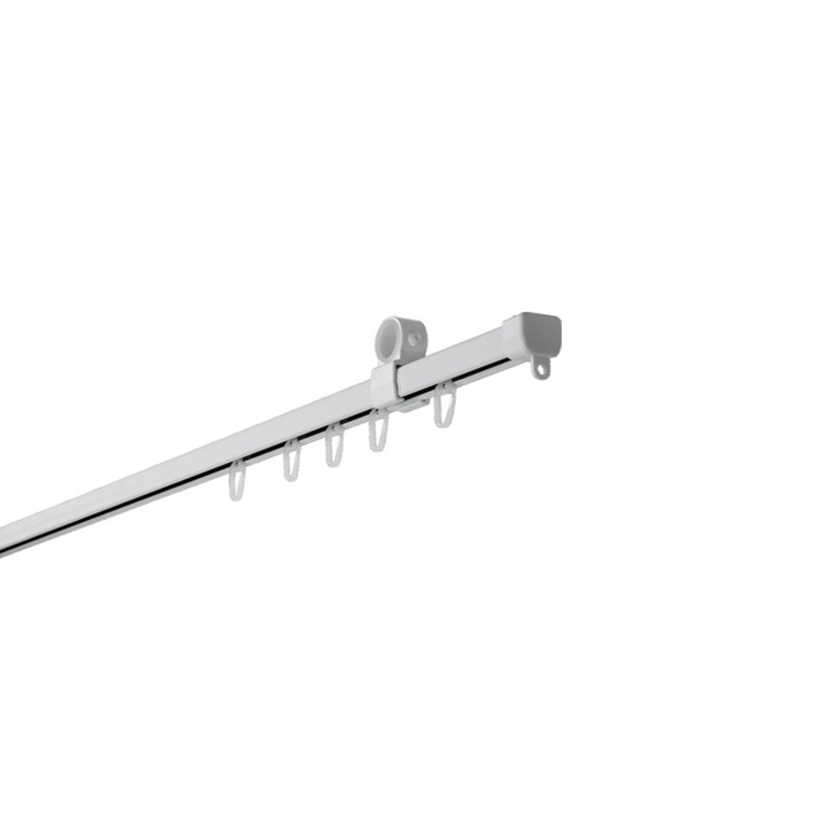    Linadora U Biçimli Perde Rayı 150 cm Beyaz  