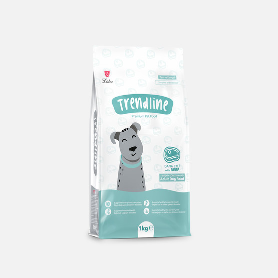 Trendline Biftekli Yetişkin Köpek Maması 1 Kg 
