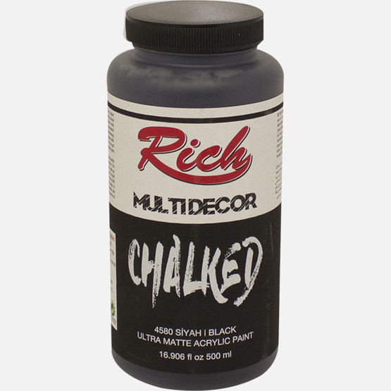 Rich Multi Decor Chalked Siyah 500 cc 