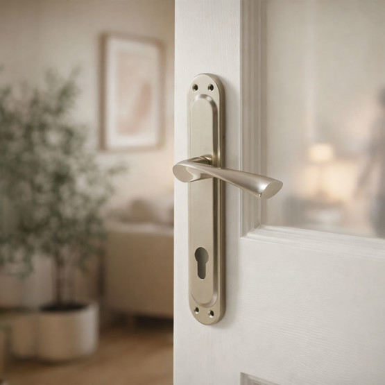 Doğanlar Neon Oda Kapı Kolu Saten  
