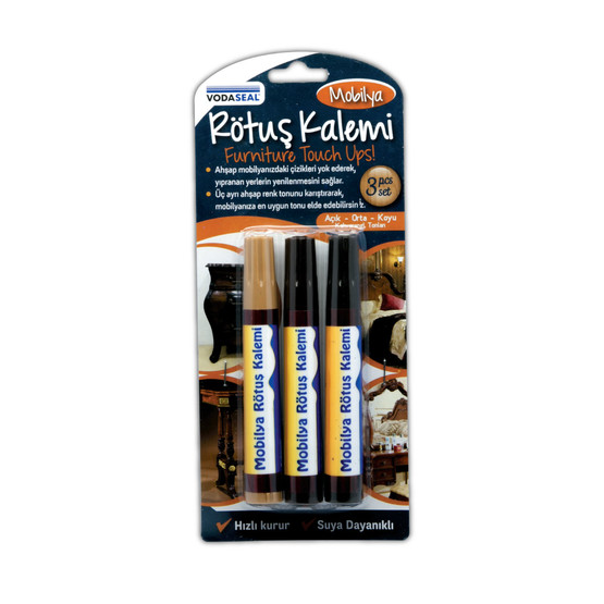 Vodaseal Mobilya Rötüş Kalemi 3 lü Set