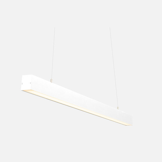 Dlc Profil Sarkıt 150 cm Plastik Dikdörtgen Tekli Modern Sarkıt Beyaz 3000K  