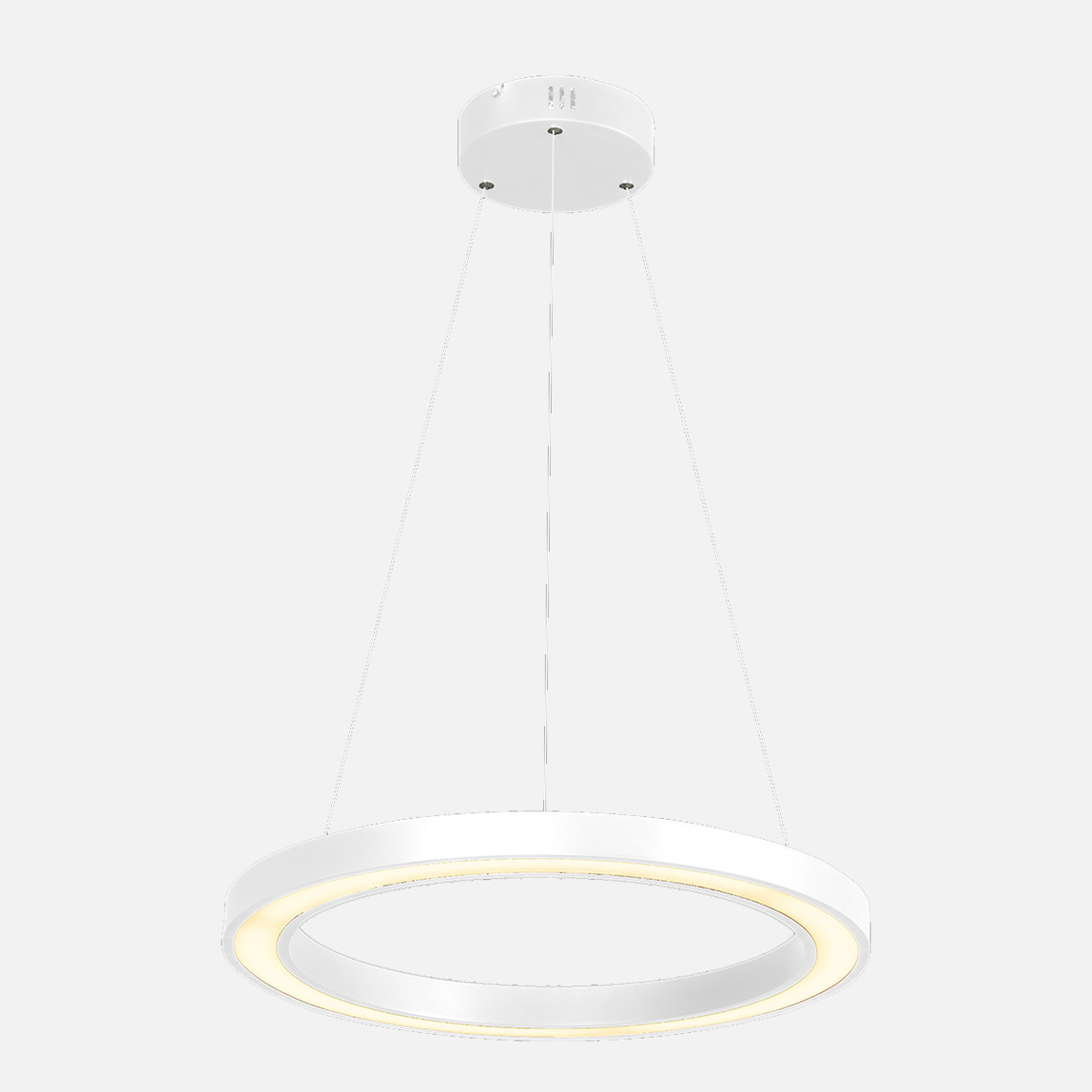    Dlc Profil Sarkıt 4000K Plastik Yuvarlak Tekli Modern Sarkıt Beyaz 4000K   