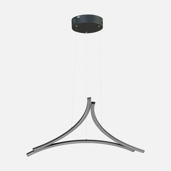 Dlc Profil Sarkıt Slim 4000K Plastik Tekli Modern Sarkıt Antrasit 4000K  